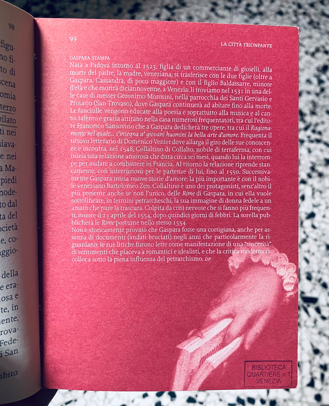 A page dedicated to a specific woman